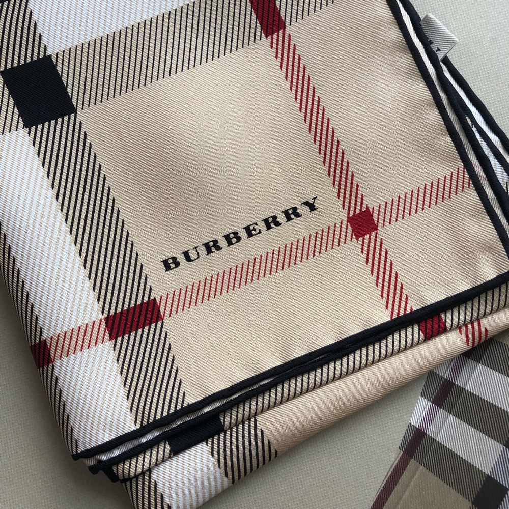 Burberry Silk Skinny Scarf